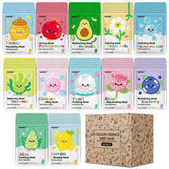 VESPRO 84-pack gift set masks for at-home hydration
