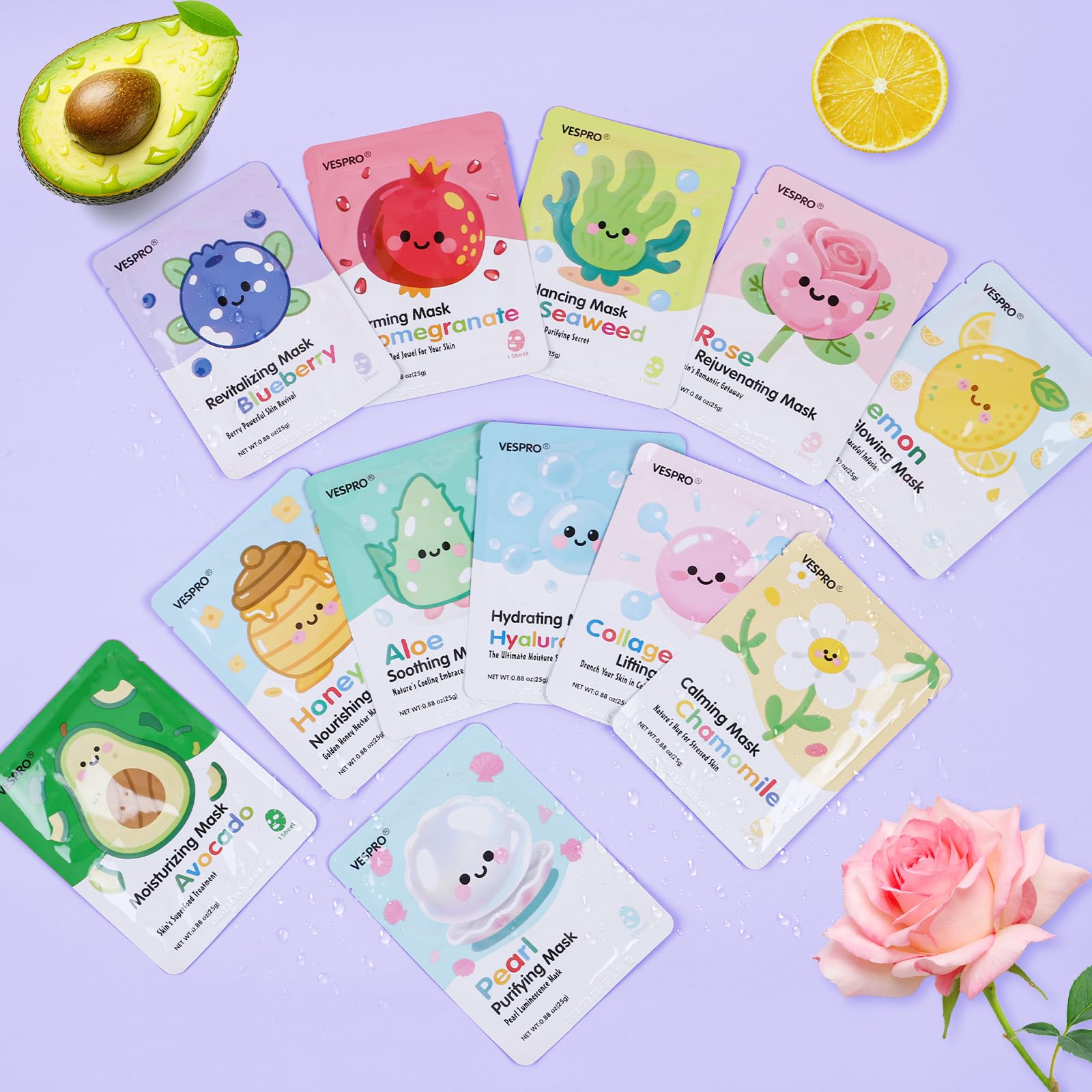 VESPRO daily routine mask kit for easy self-care