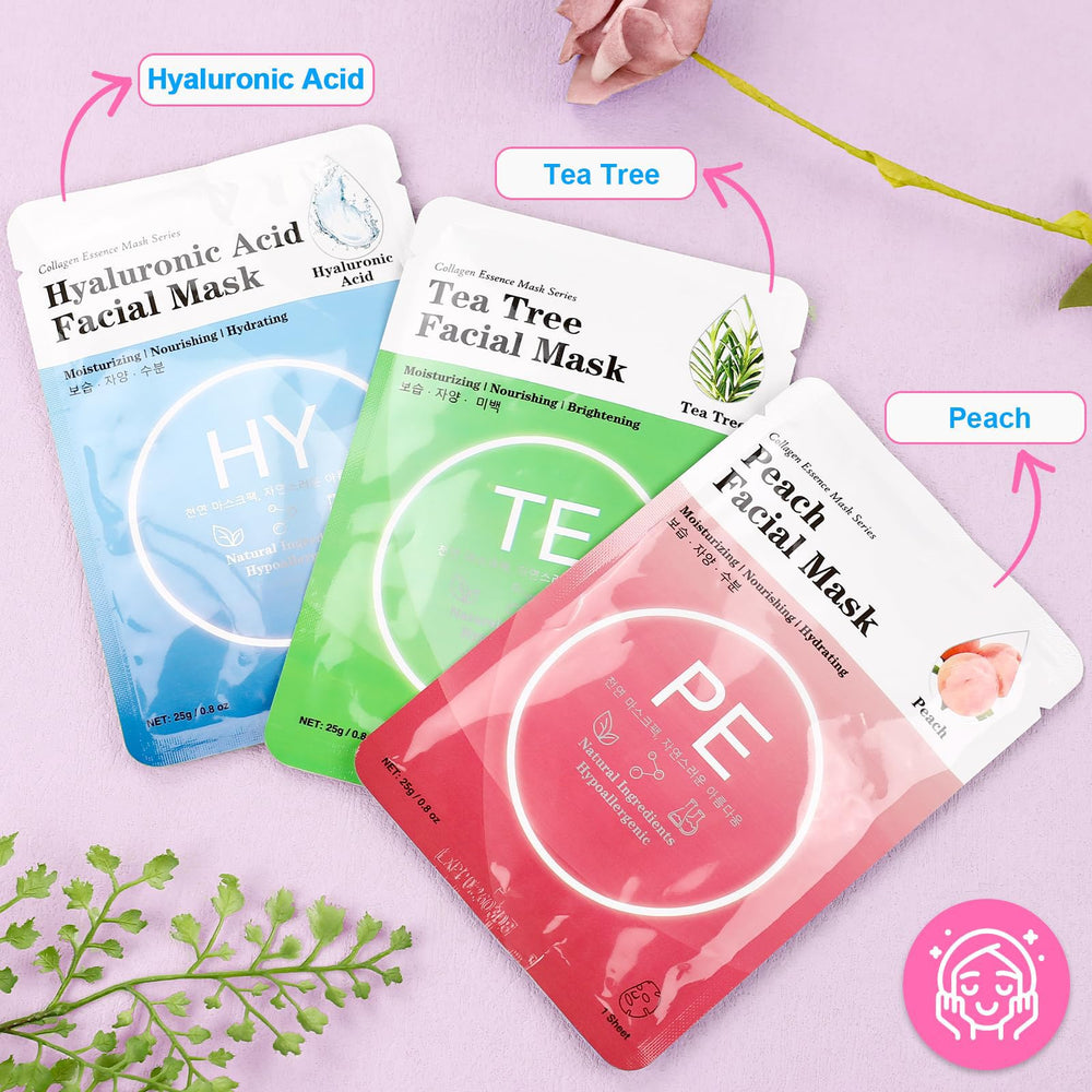 VESPRO gift-set with colorful masks for self-care moments