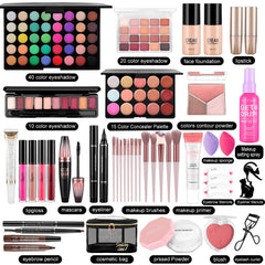 VESPRO makeup kit portable eyeshadow palette with 20 colors for on-the-go touchups.