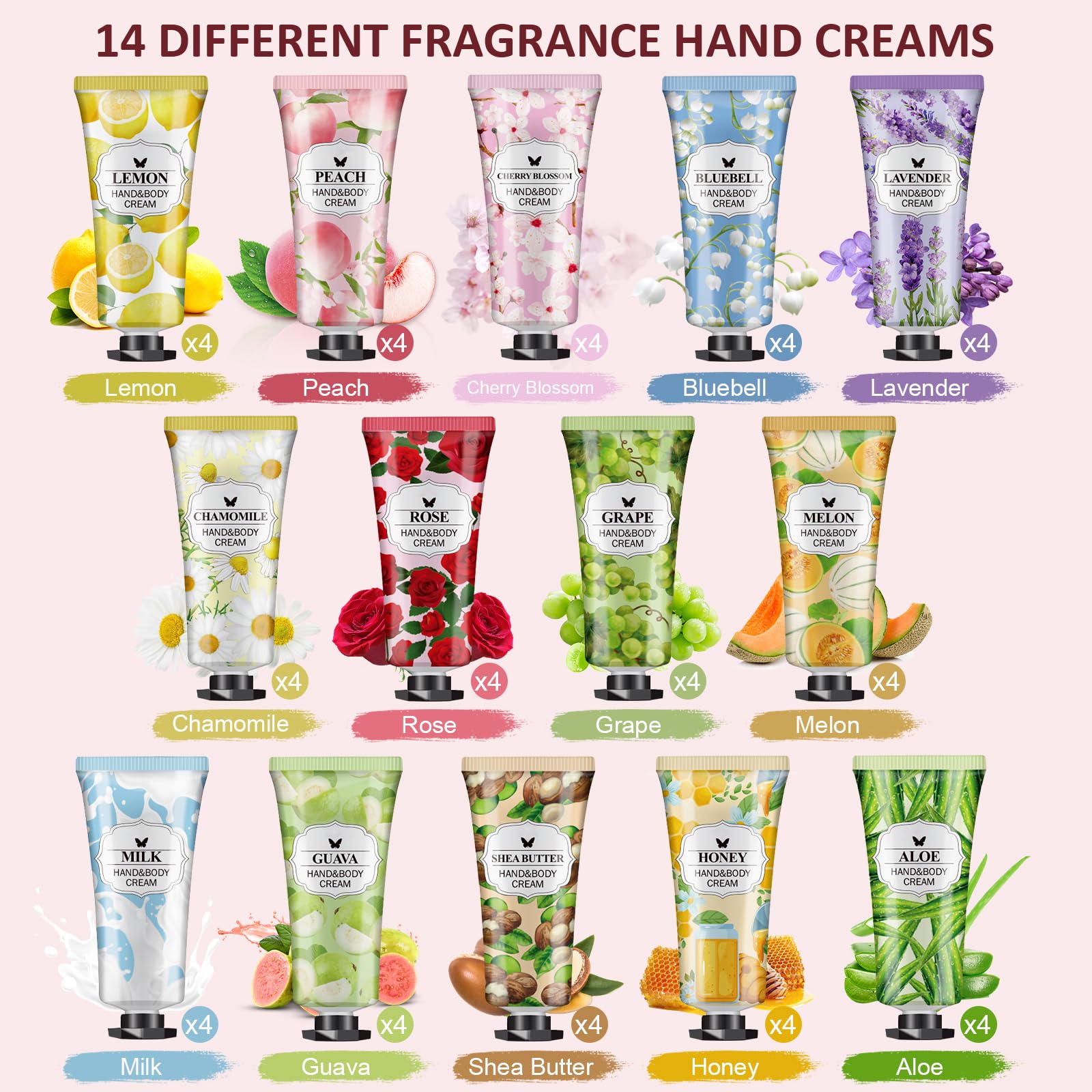 VESPRO rose-scent hand cream with floral aroma and soft hands.