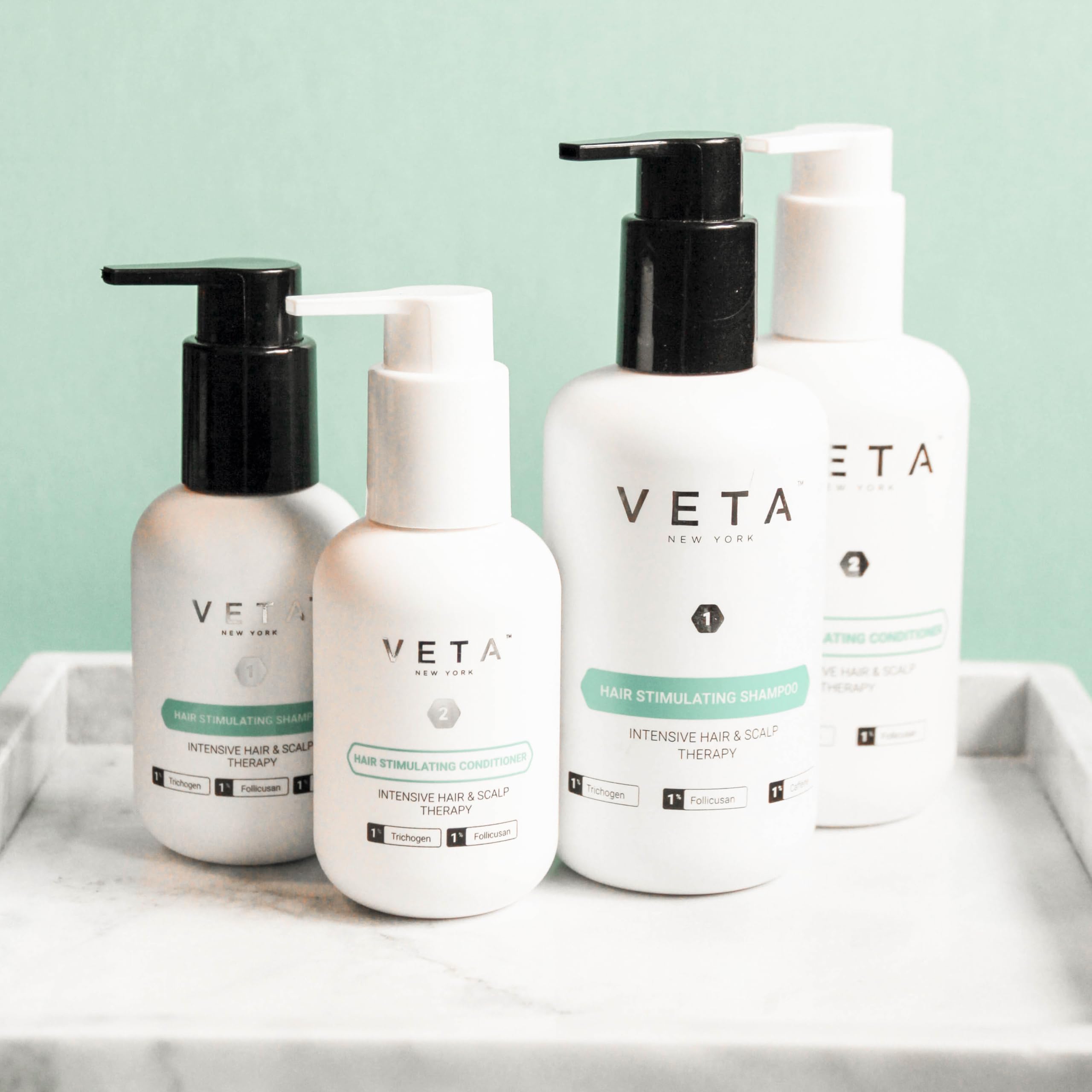 5 percent Trichogen and Follicusan ingredients in Veta formula