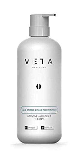 Veta Hair Stimulating Conditioner bottle on shelf promoting renewed hair vitality.