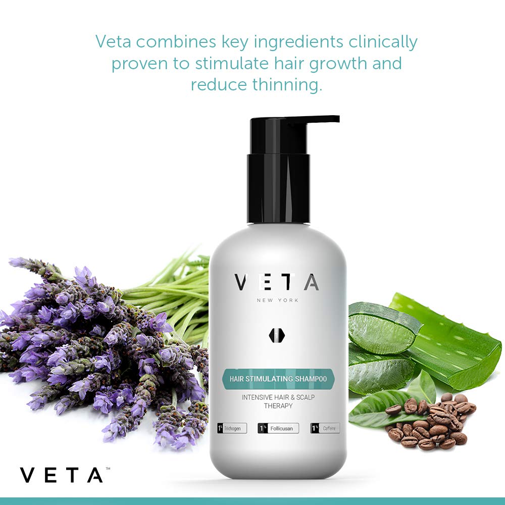 Veta Hair Stimulating Shampoo broad compatibility for all hair types