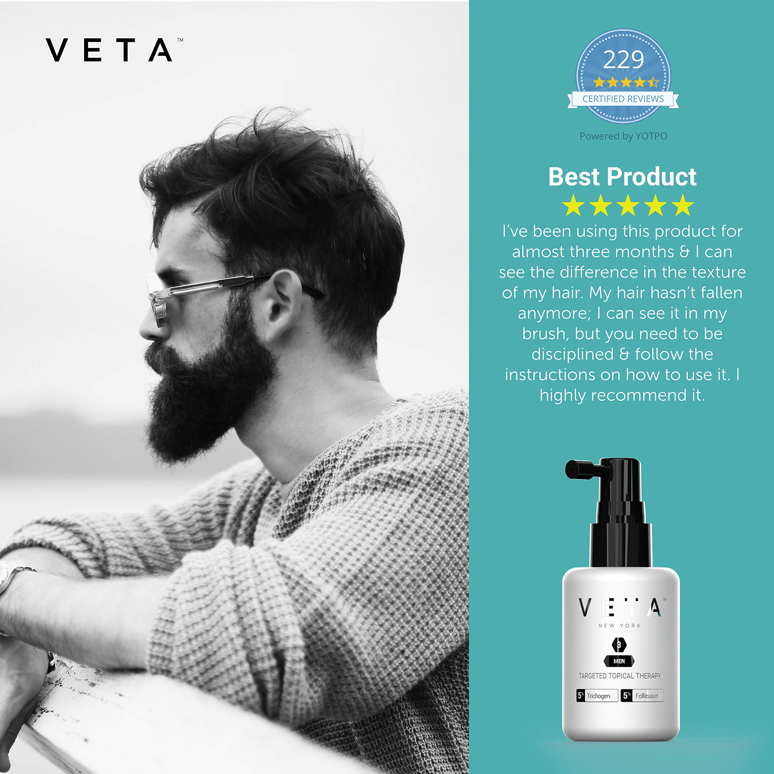 Morning scalp massage with Veta supports routine care
