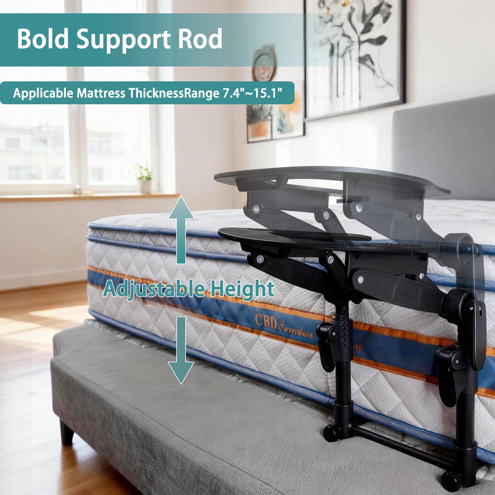 Veuverig foldable design reduces space for storage and travel.