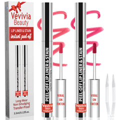 Vevivia Lip Stain Peel Off Nude packaging shown for gifting.