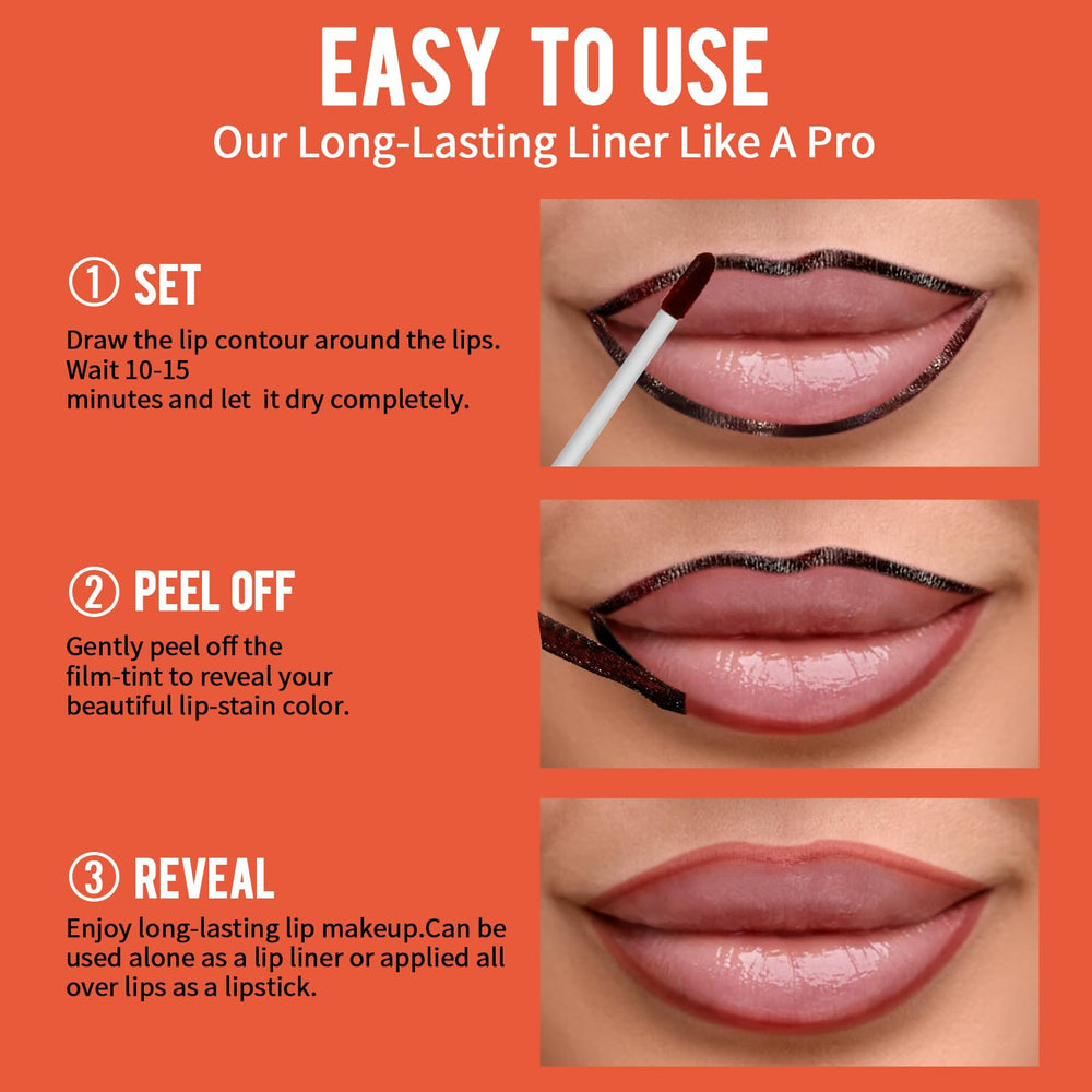Vevivia Lip Stain Peel Off compact and cap for neat storage.