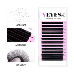 VEYES INC cashmere tray lashes 0.05 CC for precise, even fans