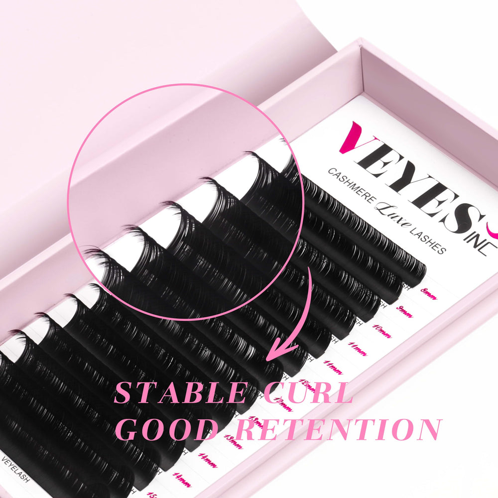 VEYES INC Cashmere Luxe Lashes in the deepest black for intense, bold lashes.