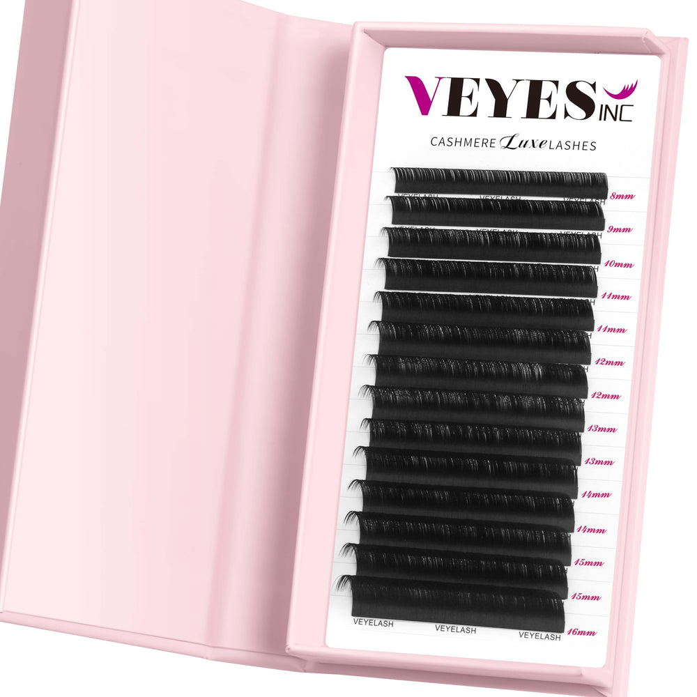 VEYES INC Cashmere Luxe Lashes with tapered tips for silky, luxurious volume.