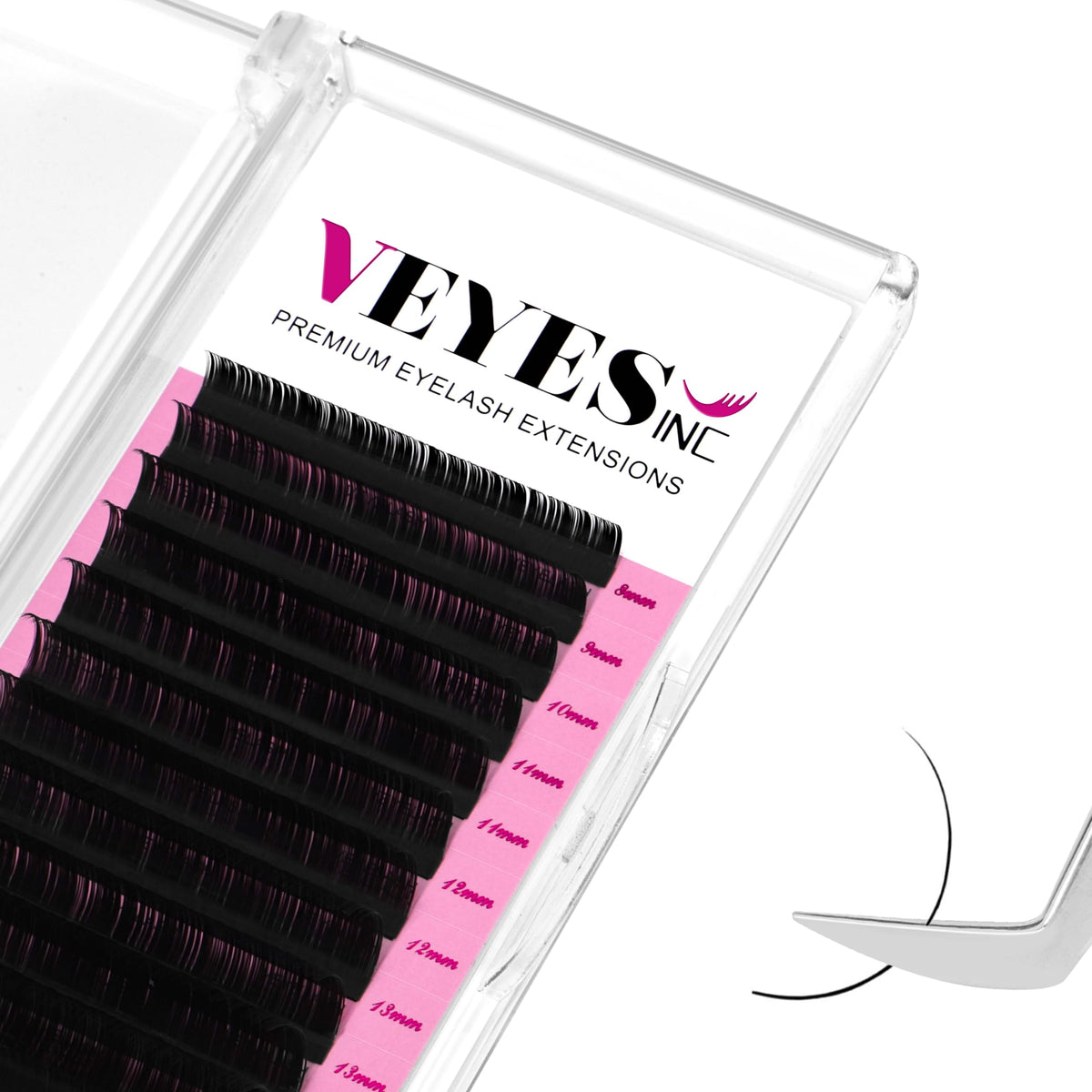 VEYES INC classic volume lash extensions packaging for professional use.