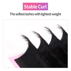 Washable and heat resistant VEYES INC lashes maintain curl during wear