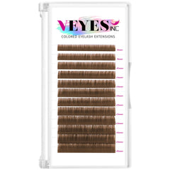 VEYES INC colored lash extensions 03-15 CD curl for natural-looking volume