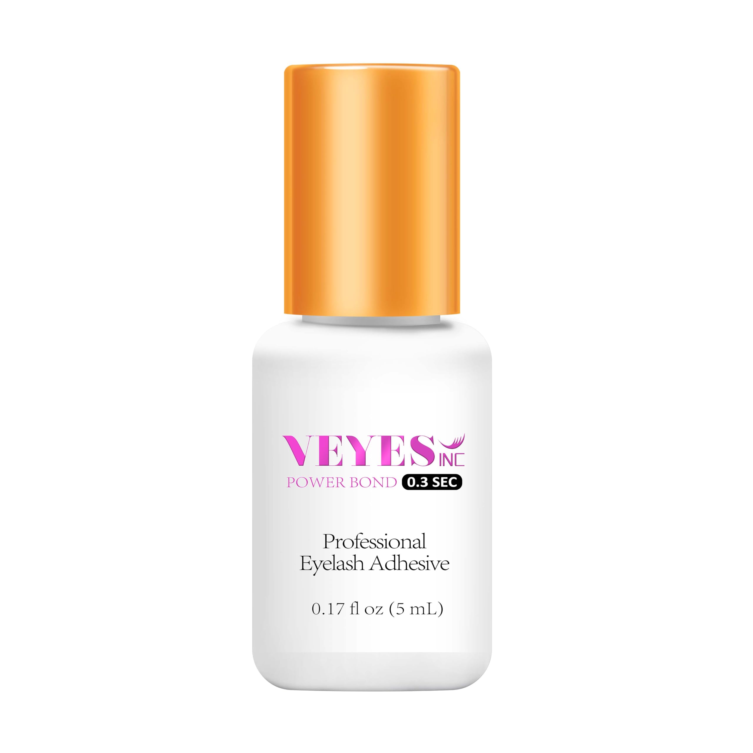 VEYES INC eyelash-extension glue 0-3 sec dries fast, boosting technician speed.