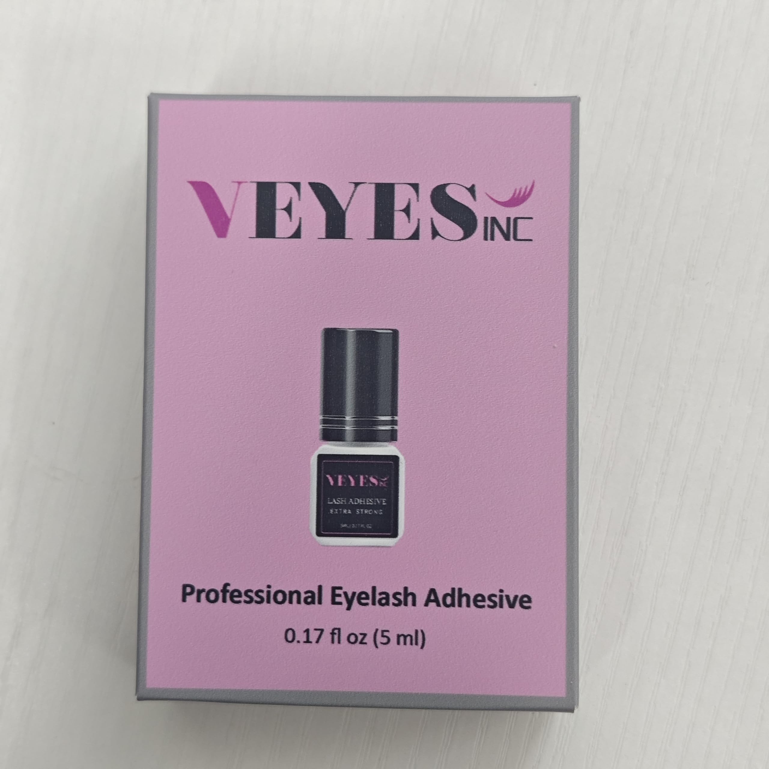 VEYES INC latex-free eyelash glue suitable for sensitive clients.