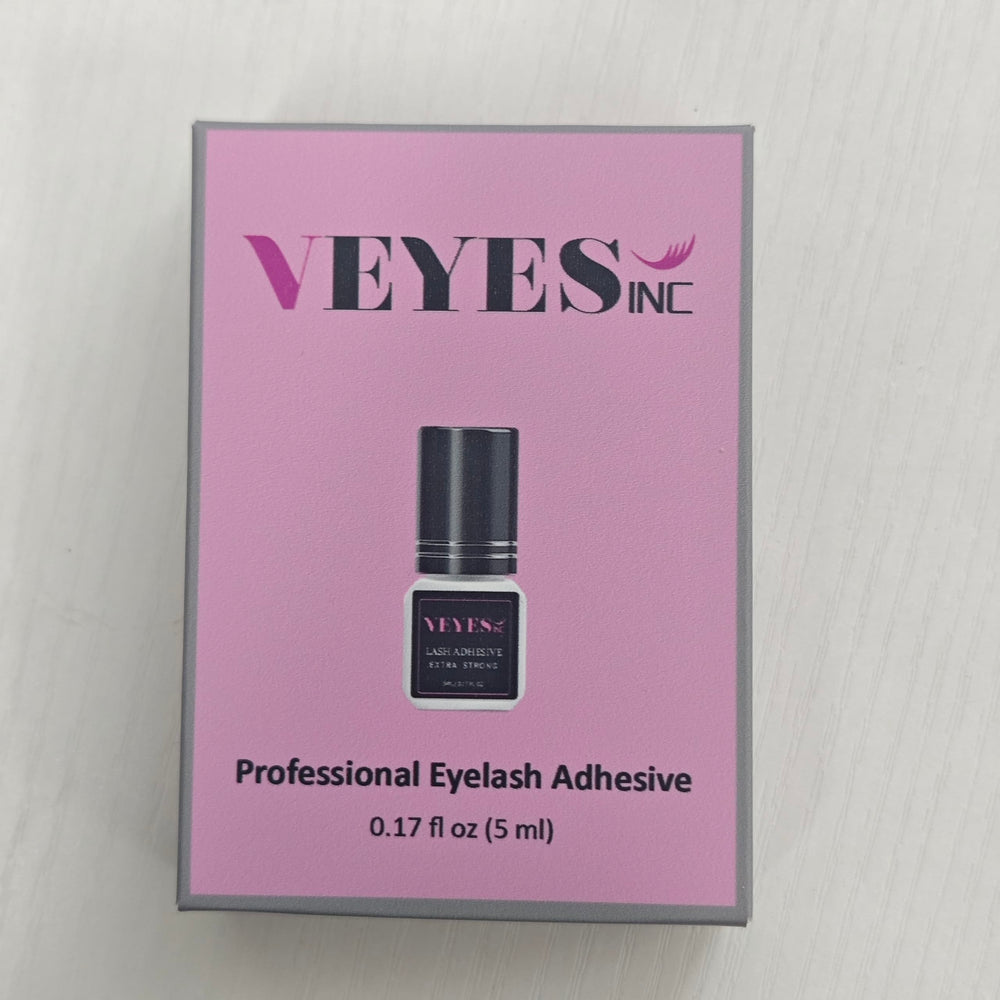 VEYES INC latex-free eyelash glue suitable for sensitive clients.
