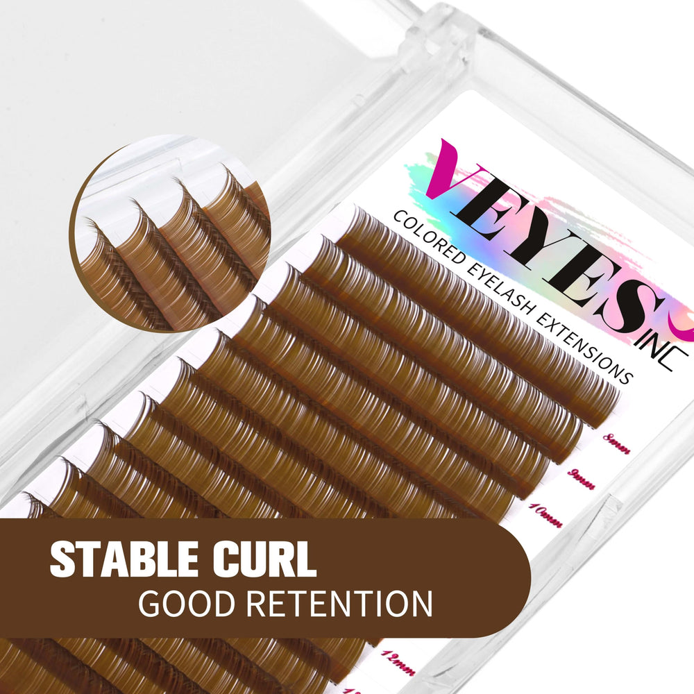 VEYES INC handmade faux silk lashes demonstrate smooth curvature for lasting shape