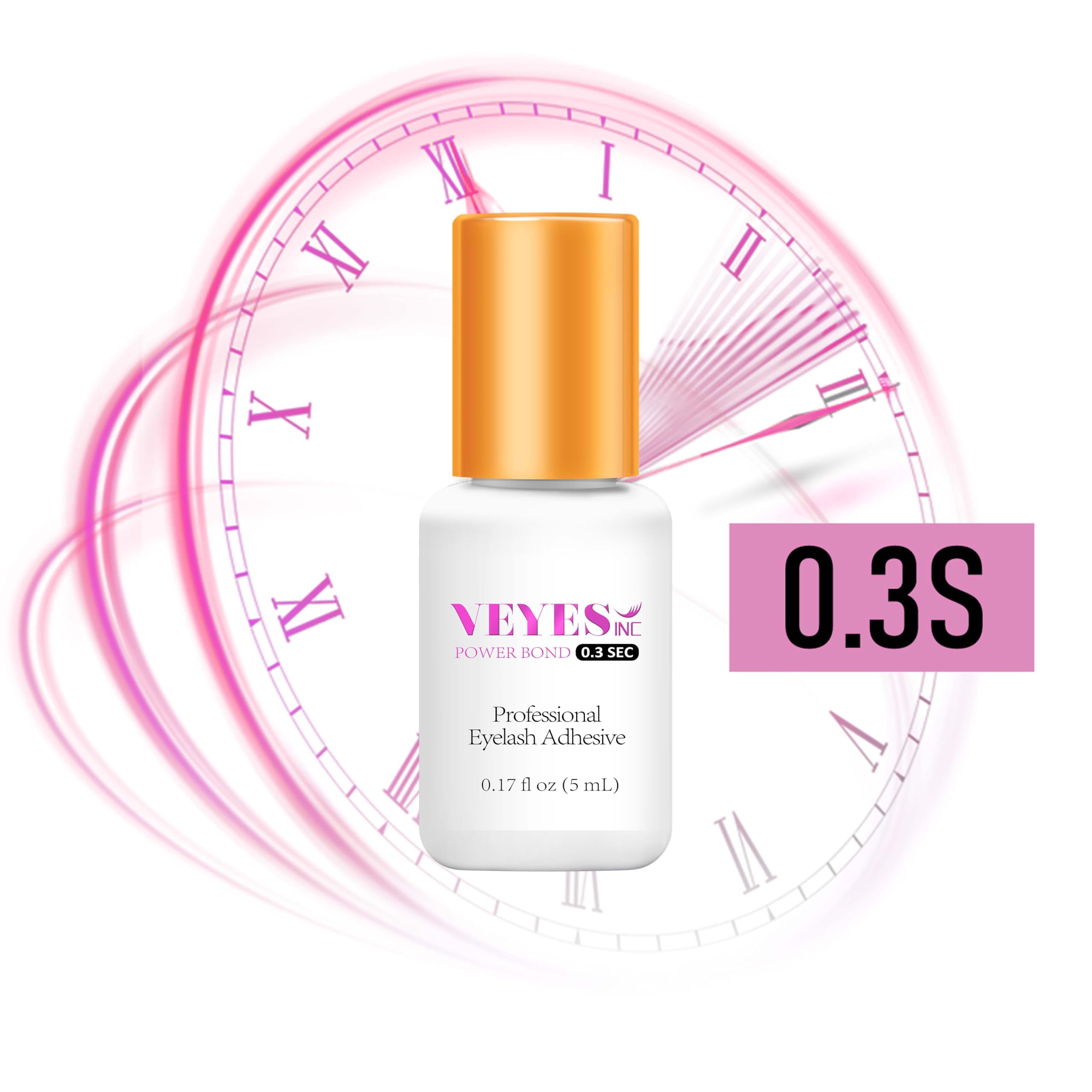 VEYES INC salon-use-only sign emphasizes professional application standards.