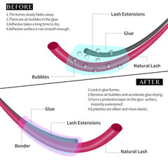 VEYES INC Super Lash Bonder in salon use delivers fast hold and professional results