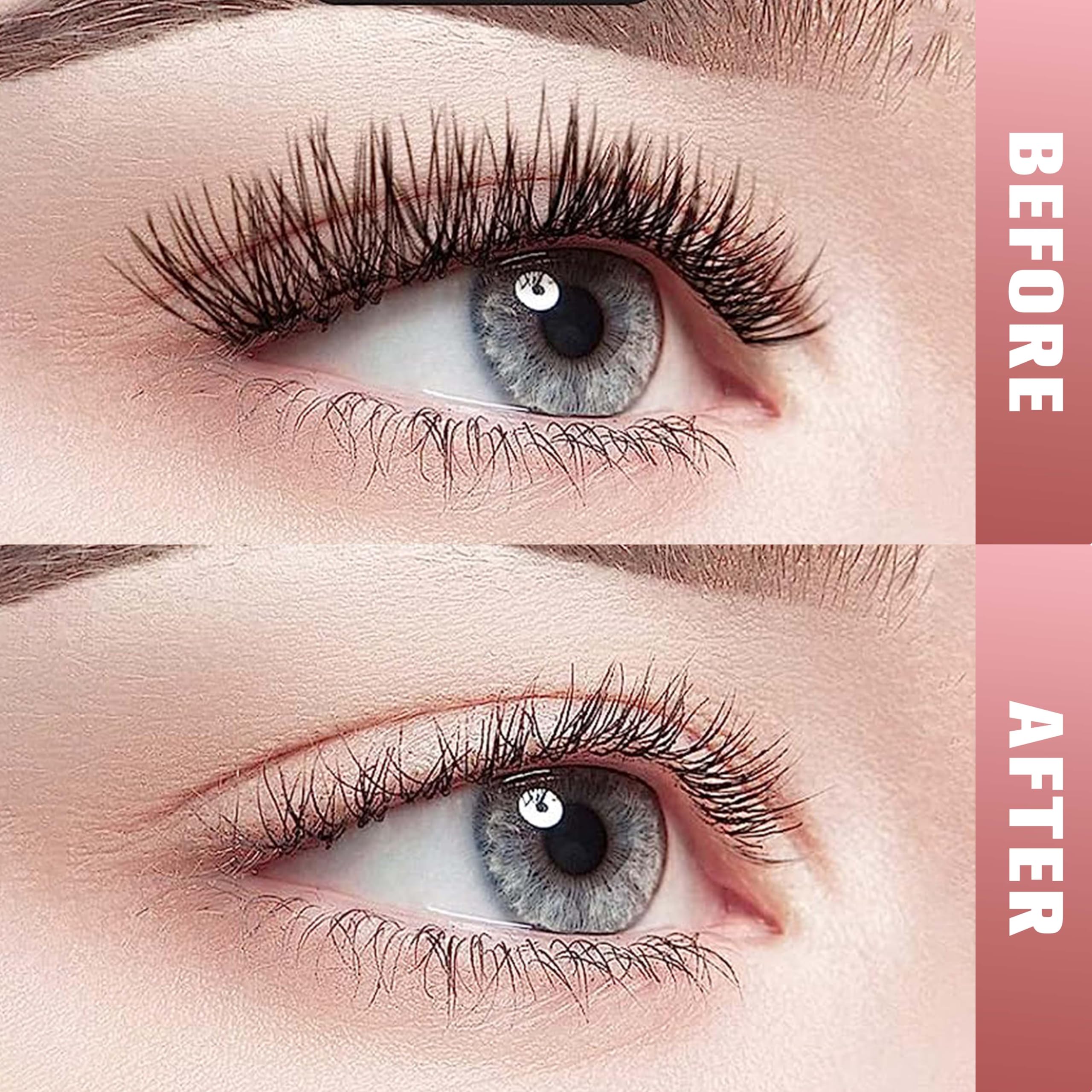 VEYESBEAUTY aftercare rinse with lash cleanser and water