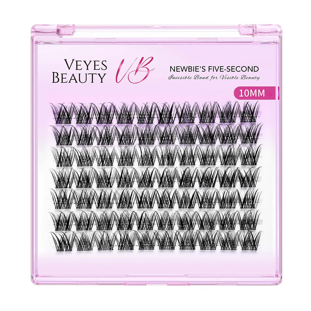 VEYESBEAUTY five-second lashes show quick, newbie-friendly styling at home.