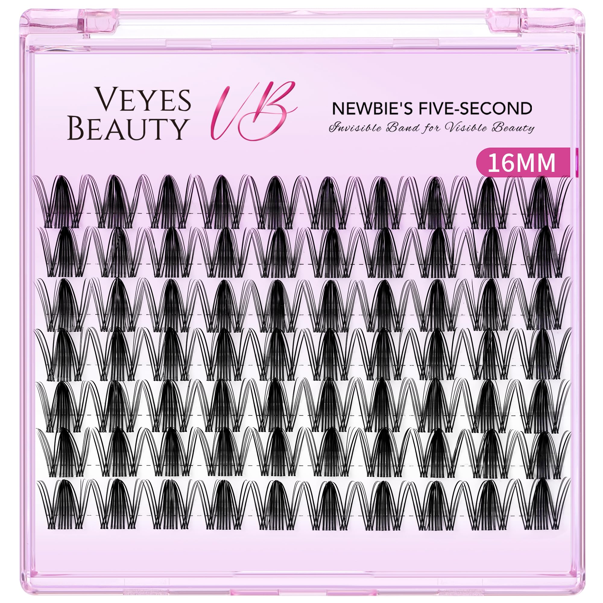VEYESBEAUTY five-second lashes tray enables quick, DIY eye enhancement.