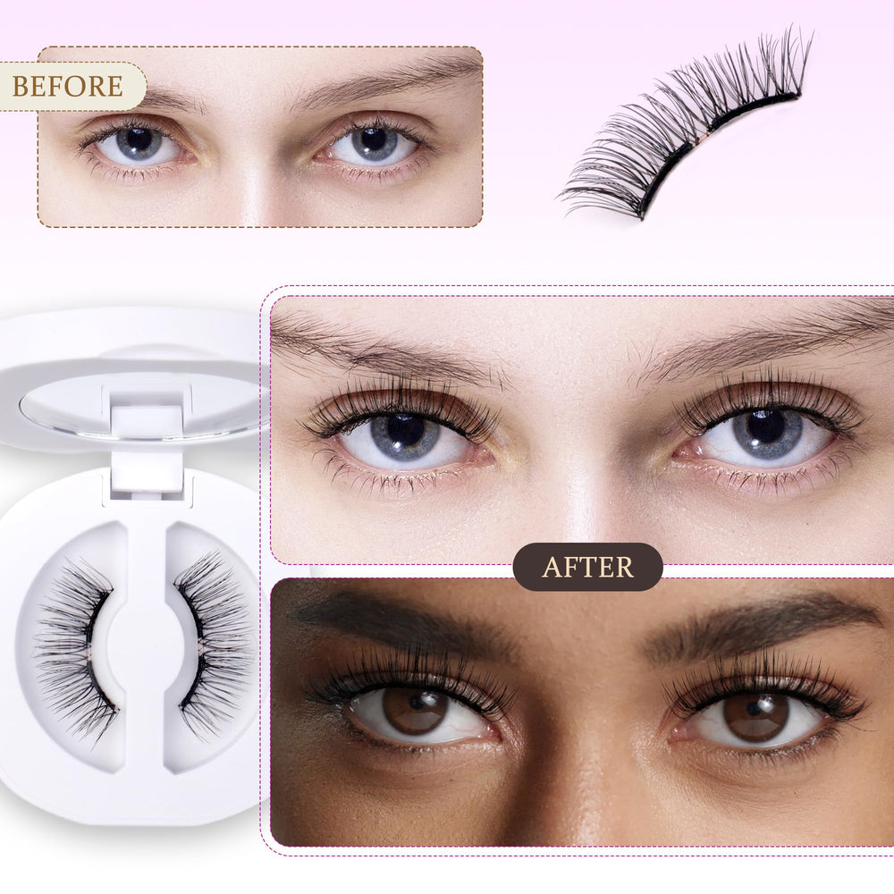 VEYESBEAUTY Glue-free lashes suitable for sensitive eyes and irritation-free wear