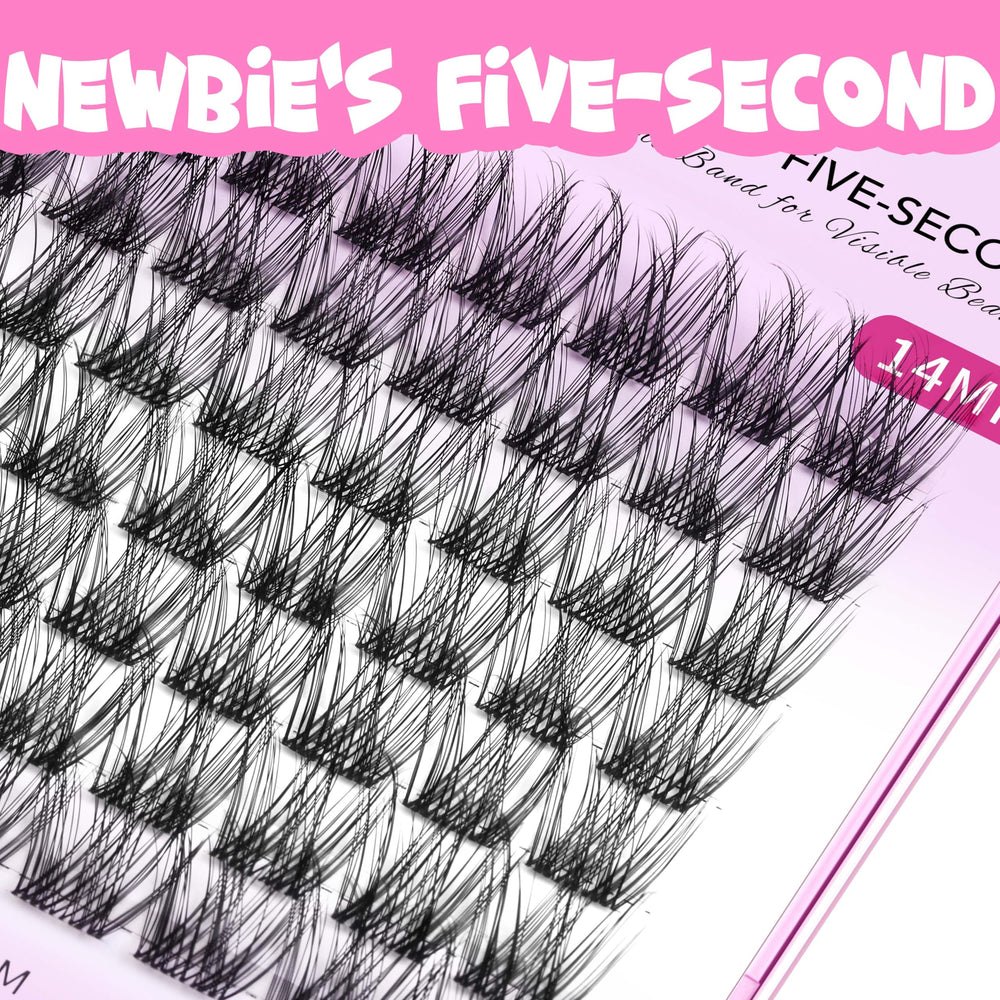 VEYESBEAUTY invisible-band lashes deliver seamless look and comfortable all-day wear.