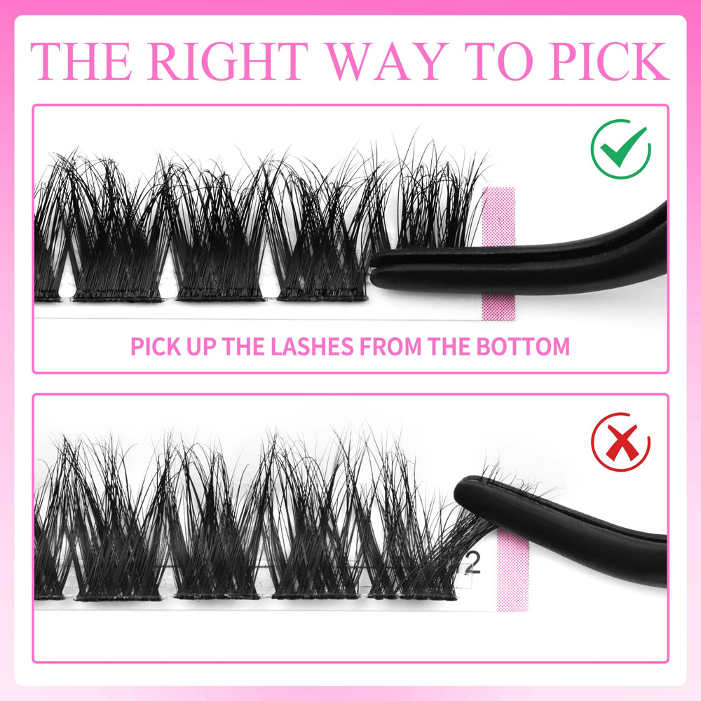 VEYESBEAUTY Lash bond and application guide for secure placement