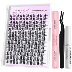 VEYESBEAUTY lash clusters tray for easy, reusable lash look customization.