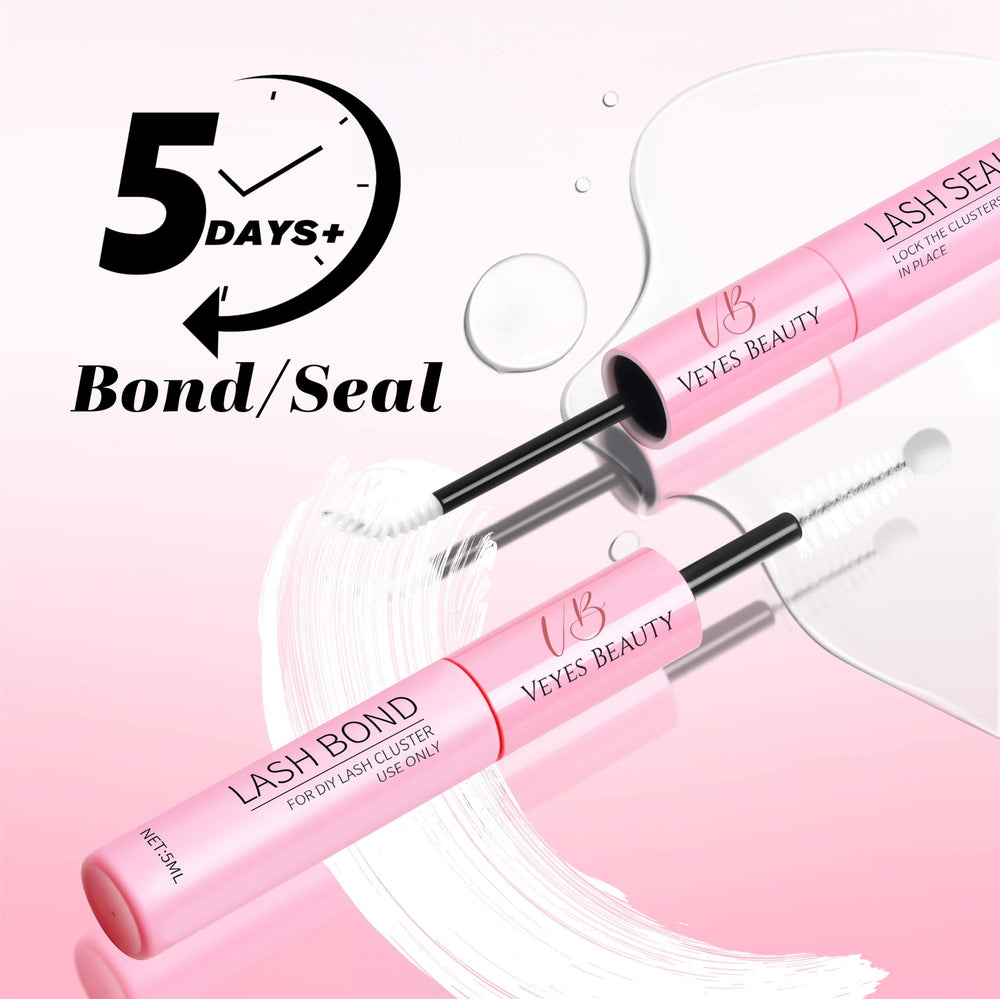 VEYESBEAUTY lash sealer for waterproof wear and longer-lasting hold.