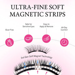 VEYESBEAUTY Magnetic applicator tool aids quick, mess-free lash application