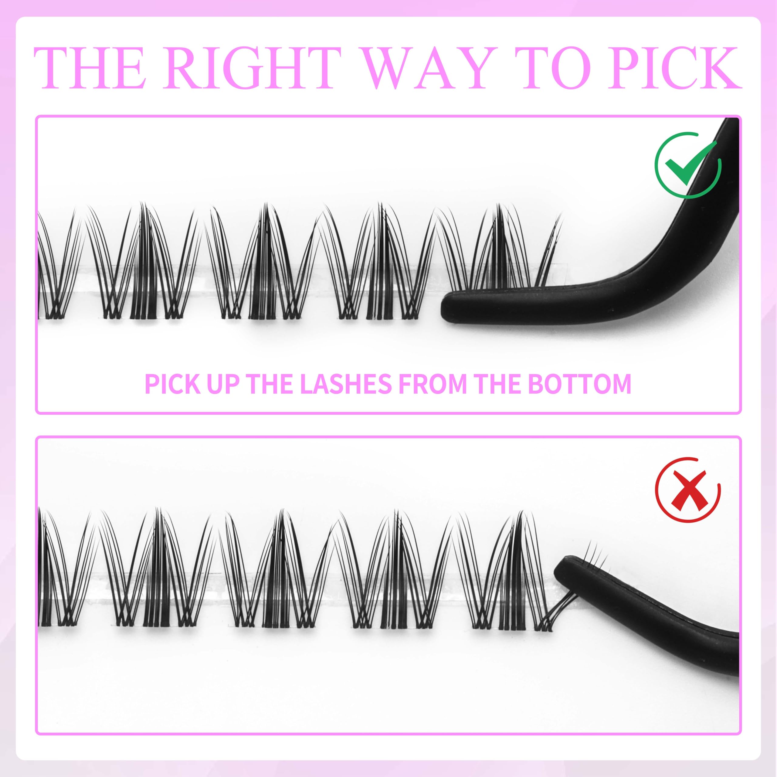 VEYESBEAUTY thin-band lashes feel comfortable thanks to the soft, durable material.