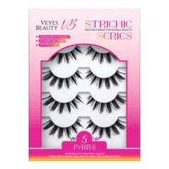VEYESBEAUTY manga lashes with wispy design for natural look