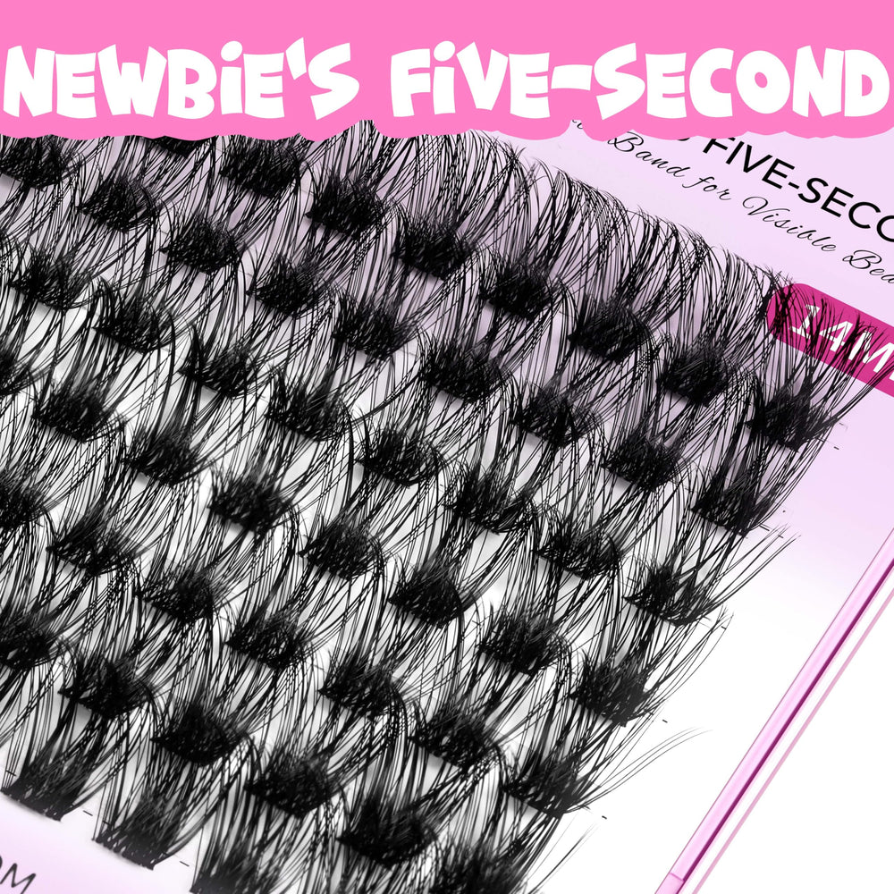 VEYESBEAUTY Newbie Five-Second Series Wispy Lashes for quick DIY results.