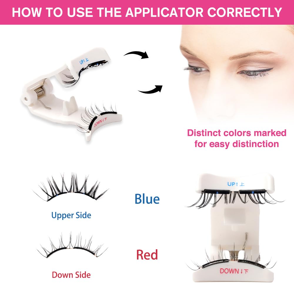 Close-up of soft-band NomSpirit lashes for comfortable wear.