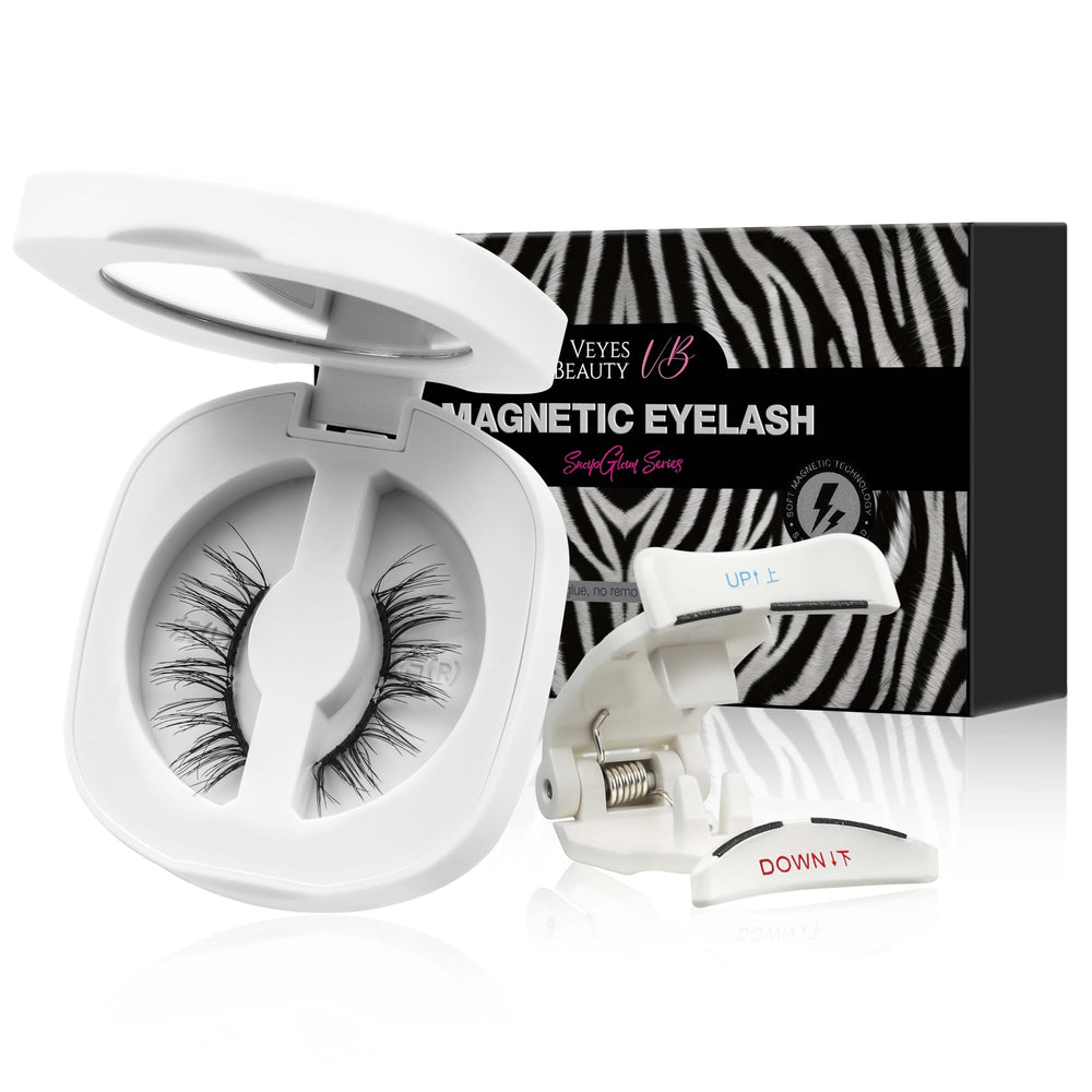VEYESBEAUTY NomSpirit magnetic lashes ready for precise application and natural look.