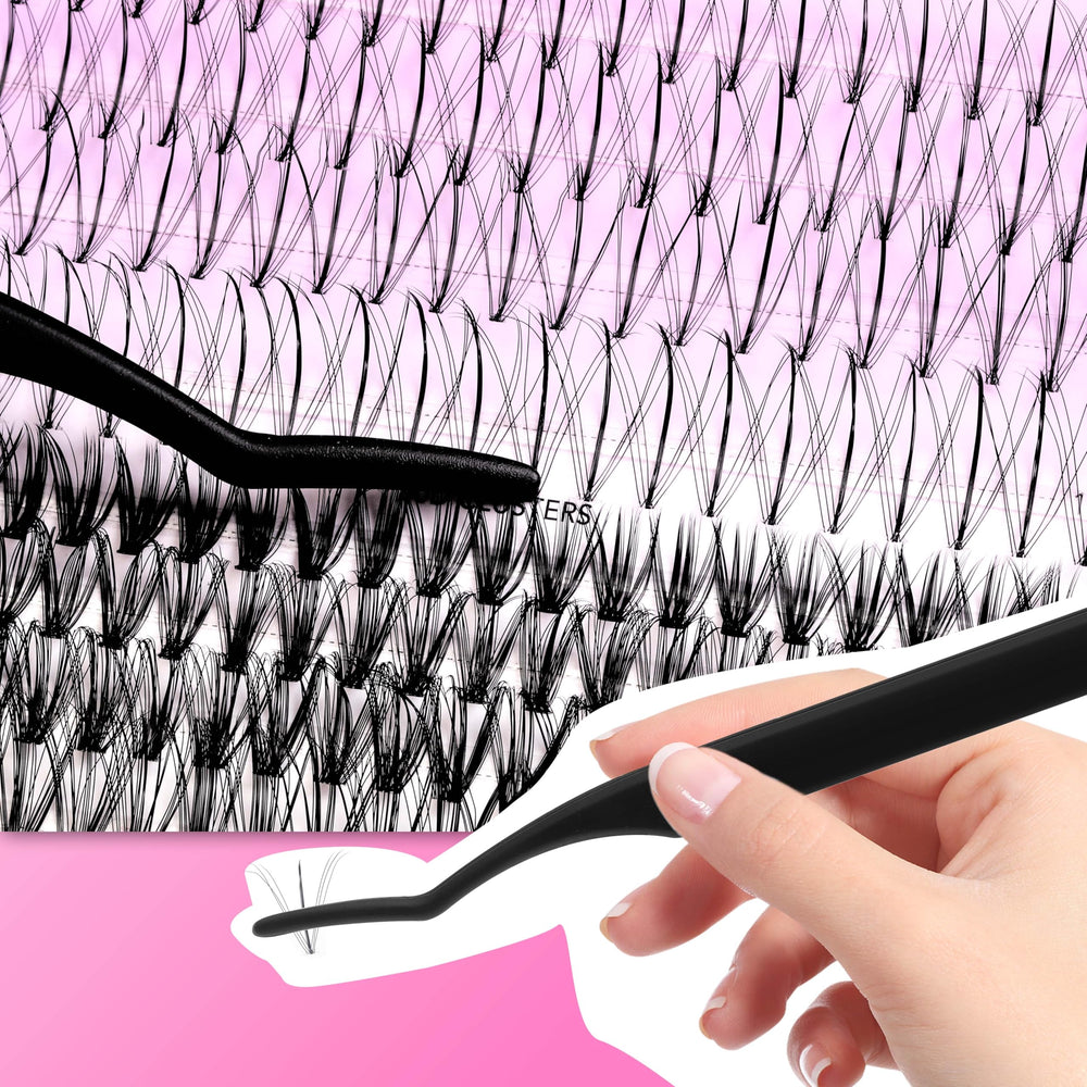 VEYESBEAUTY ONE MORE+ 40D clusters deliver full lash drama with light feel