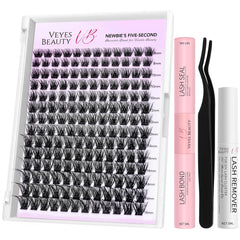 VEYESBEAUTY Siren cluster tray close-up for quick DIY lash looks