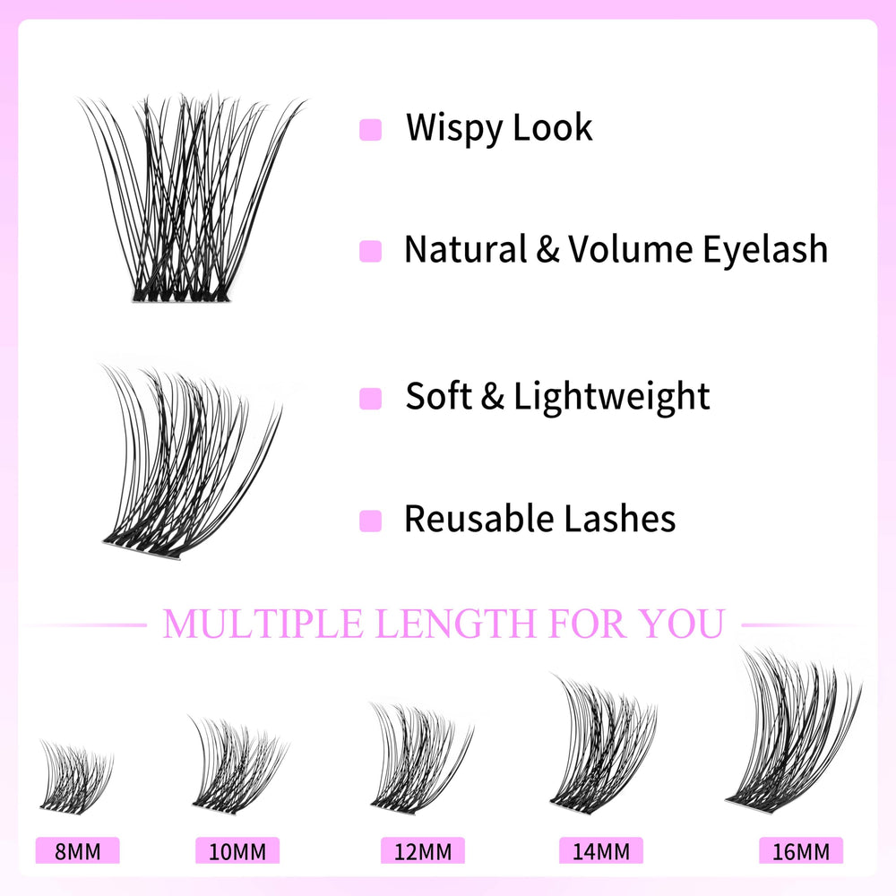 VEYESBEAUTY soft, lightweight PBT lashes feel comfortable.