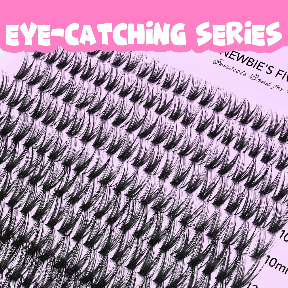 VEYESBEAUTY Soft, thin band clusters deliver natural fluff and secure wear.