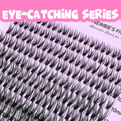 VEYESBEAUTY Soft, thin band clusters deliver natural fluff and secure wear.