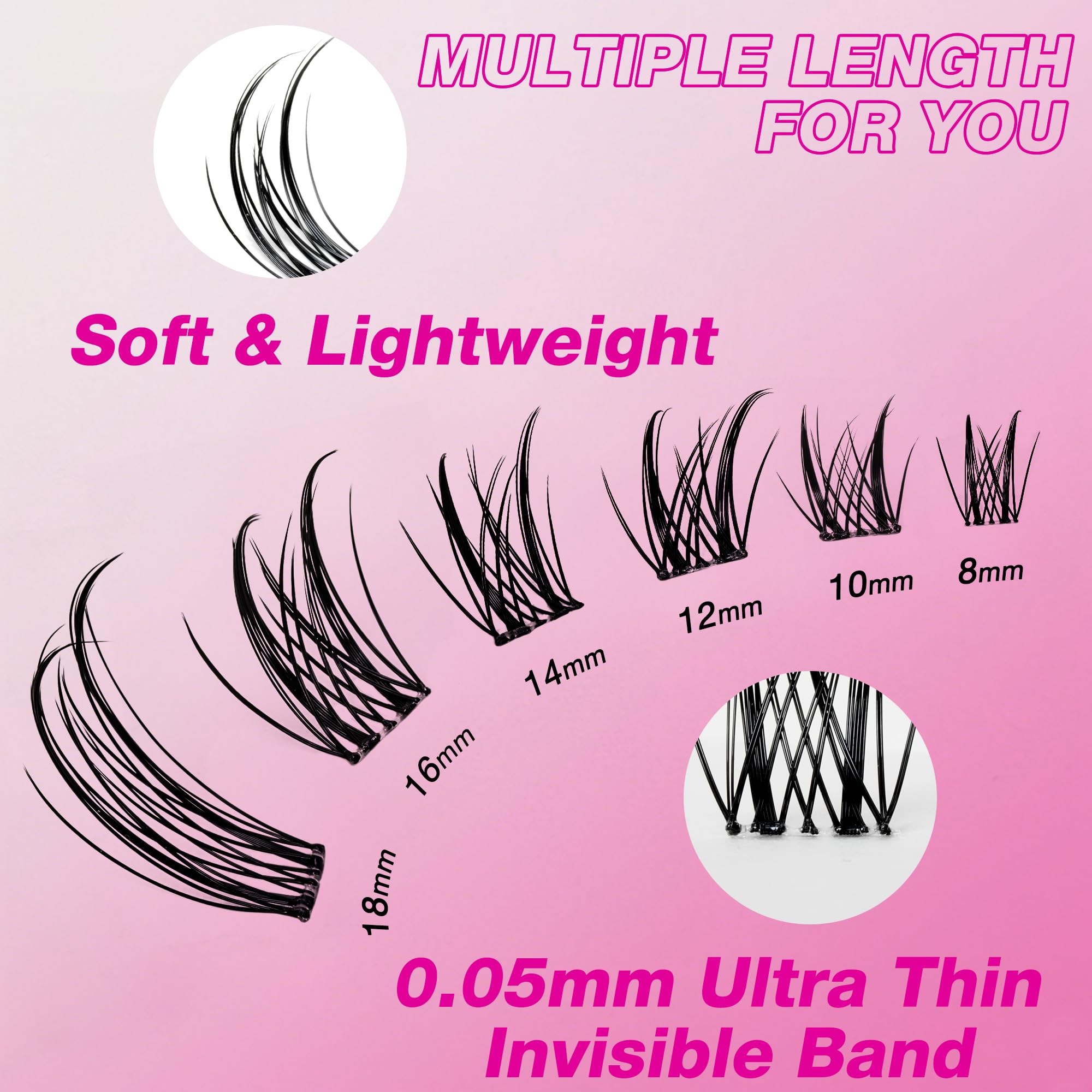 VEYESBEAUTY thin soft band provides comfortable wear.