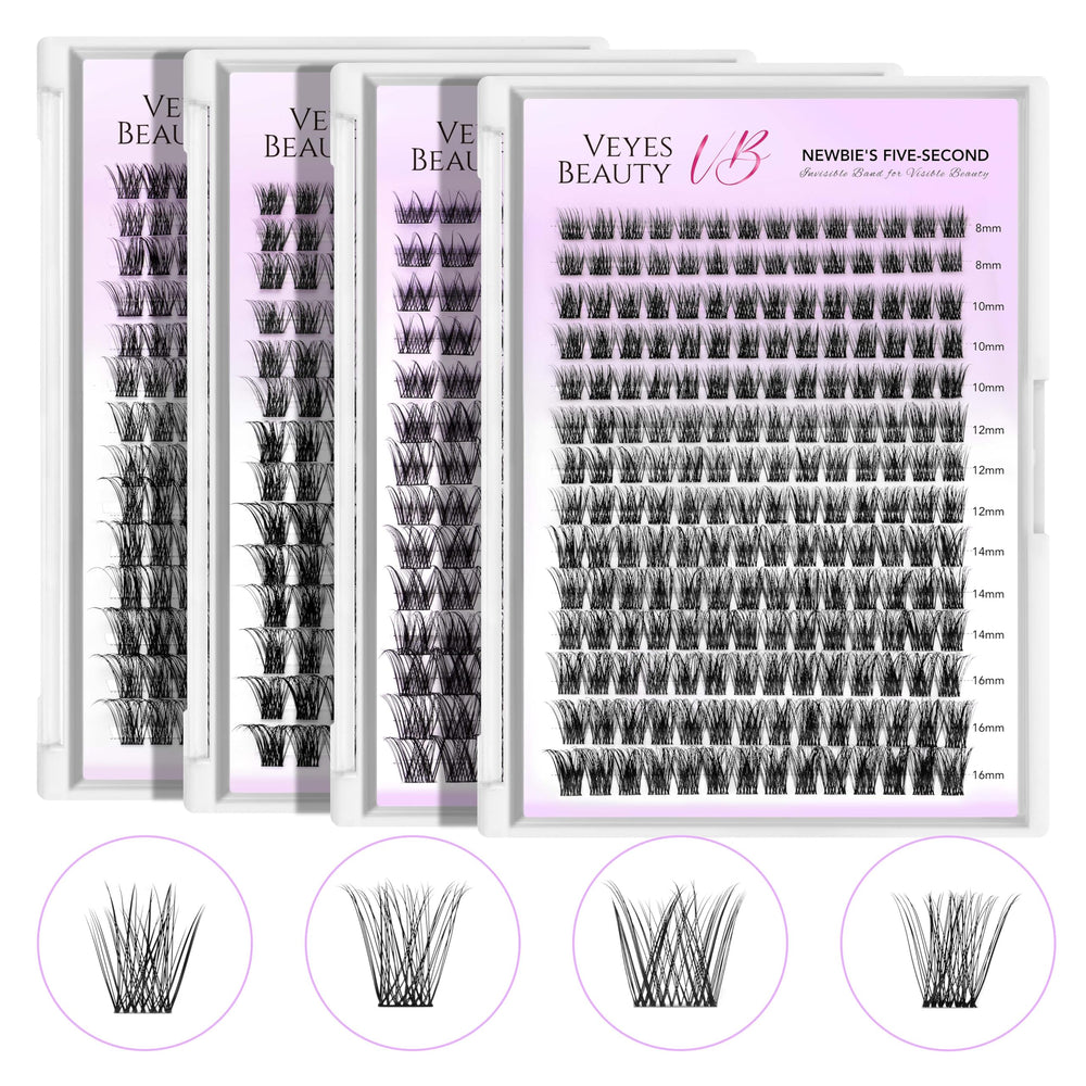 VEYESBEAUTY wispy lash tray creates flattering holiday-ready looks.
