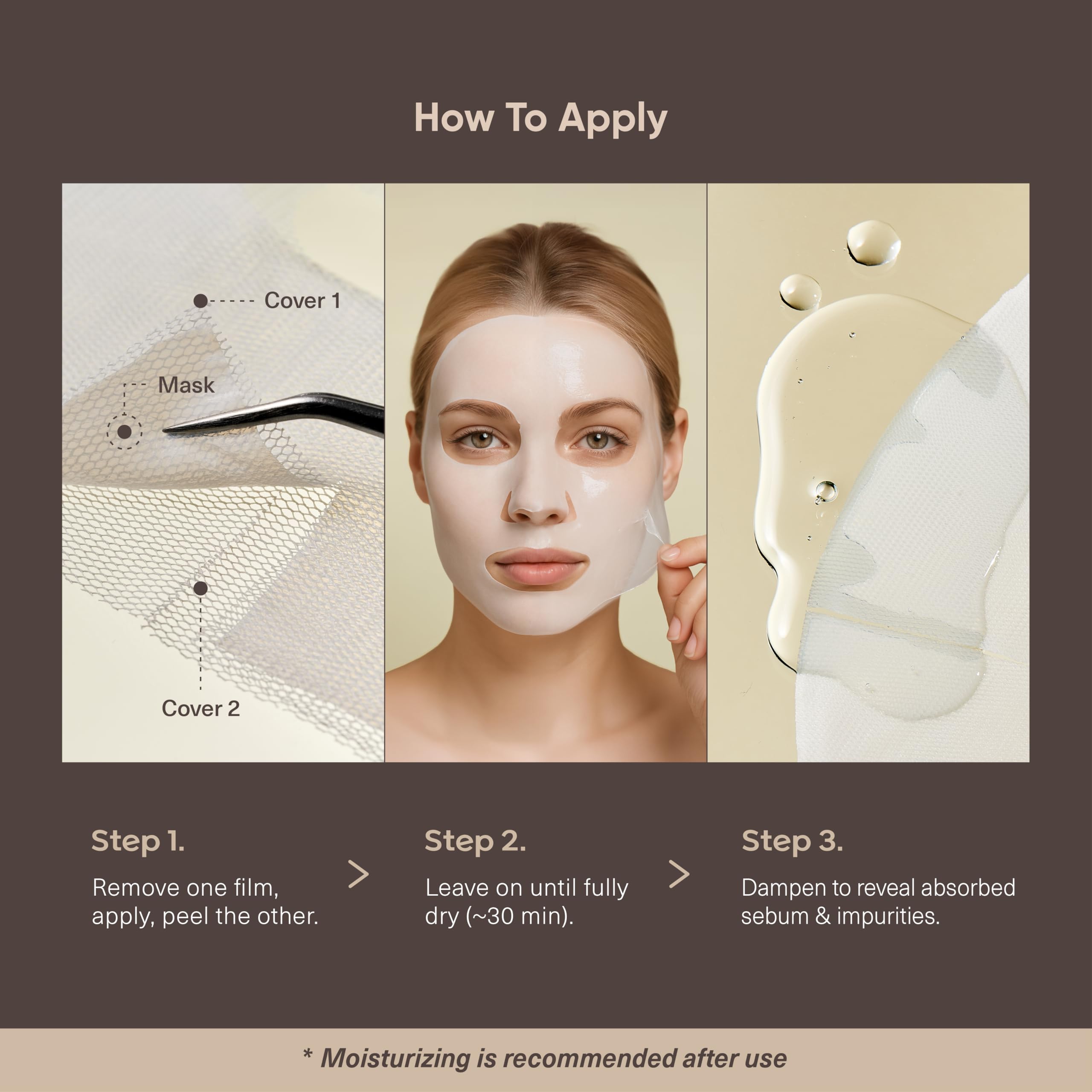 Veyka at-home spa routine image showing calm, spa-like self-care with the mask.