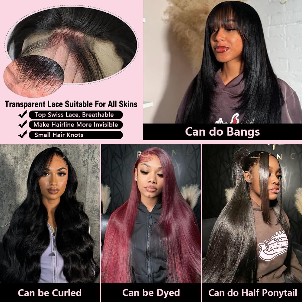 VFFTI 200% density wig provides versatile styling with lasting volume