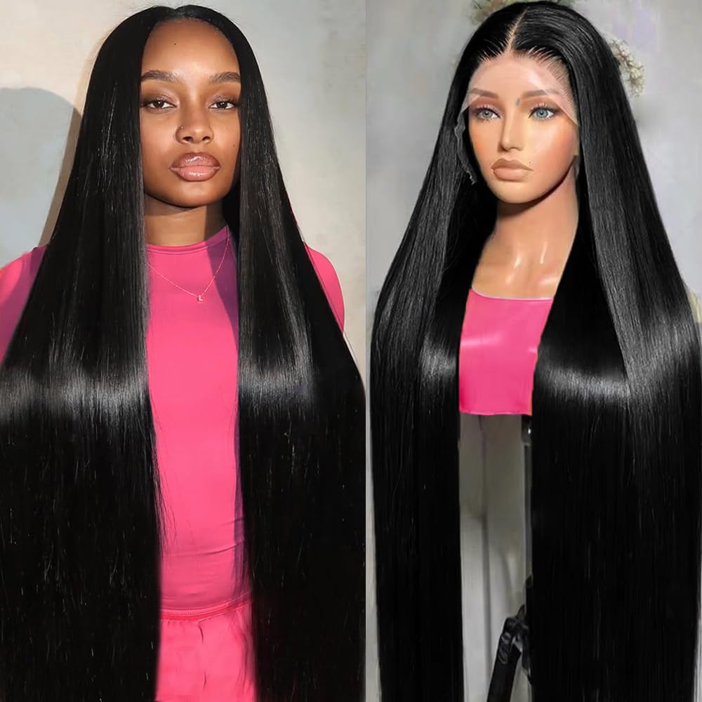 VFFTI 30 inch lace front wig with 13x6 parting for a natural look