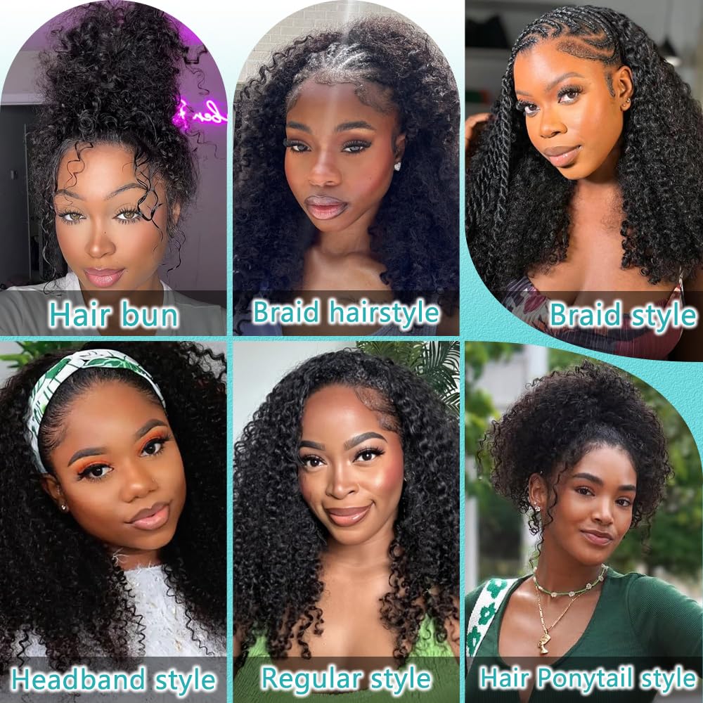 VFFTI kinky curly half wig all-styles collection offers diverse looks.