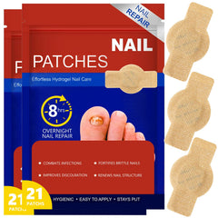 VFFWBB fungal nail patches 42-piece kit for overnight repair.
